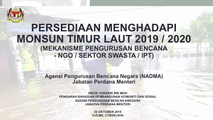 First page of SLIDE NADMA MTL 2019 NGO 301019